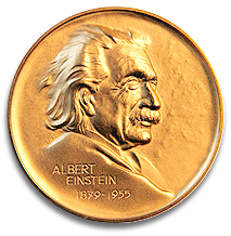 WCC Albert Einstein award medal